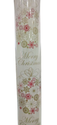 Picture of 5M WHITE FANCY MERRY CHRISTMAS WRAPPING